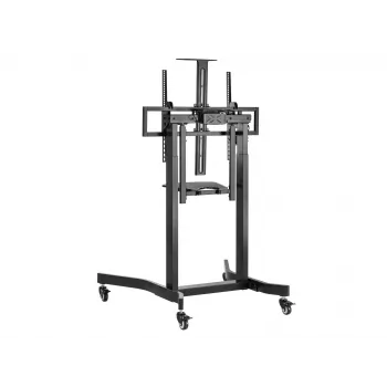 Equip Κινητό μηχανοκίνητο καρότσι LFD 55 inch-100 inch, 2,54 m (100 inch), 200 x 200 mm, 800 x 600 mm, -10 - 5°, αλουμίνιο, πλαστικό, ανοξείδωτο ατσάλι, μαύρο