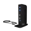 ICY BOX IB-DK2252AC Ενσύρματο USB 3.2 Gen 1 (3.1 Gen 1) Type-C Μαύρο