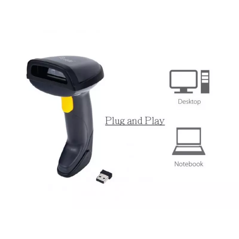Equip ασύρματος 2D Dual-Mode 2,4GHz + Bluetooth σαρωτής barcode, με βάση