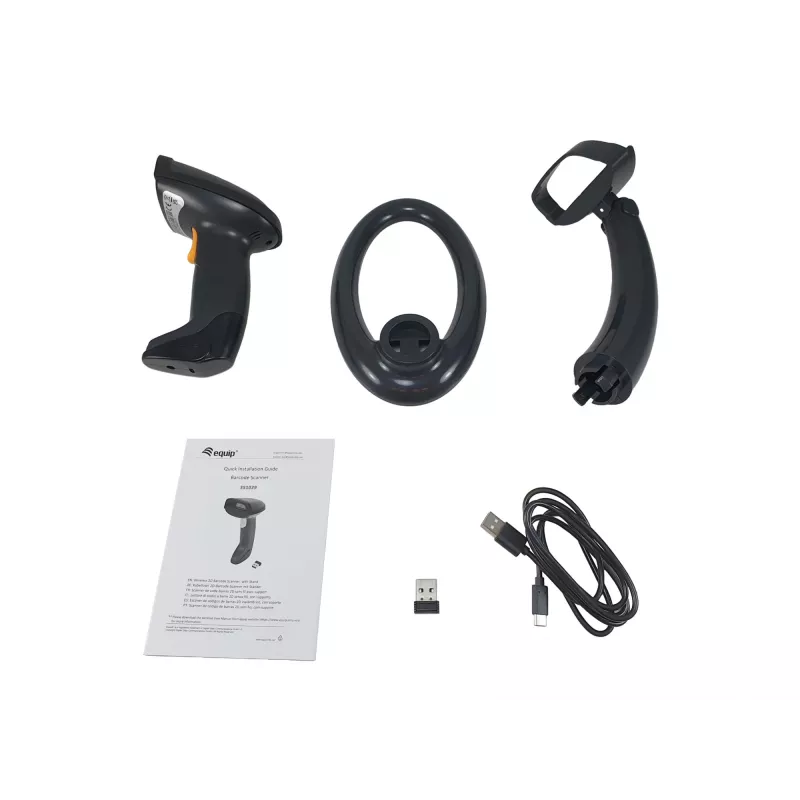Equip ασύρματος 2D Dual-Mode 2,4GHz + Bluetooth σαρωτής barcode, με βάση