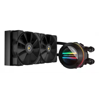 COUGAR υδρόψυξη CPU Poseidon-GT 240, ARGB, μαύρο, All-in-One υγρής ψύξης, 12 cm, μαύρο