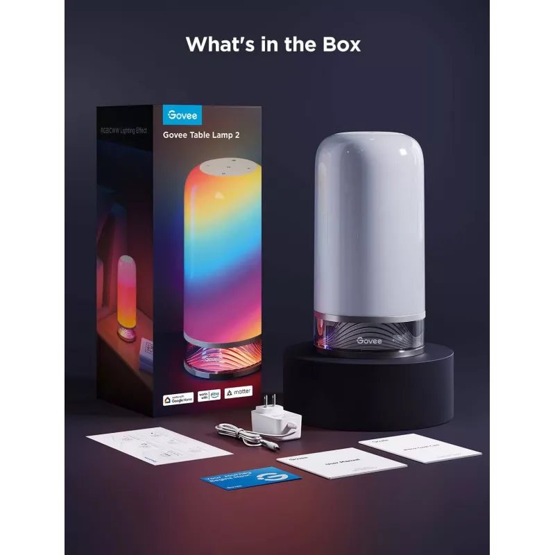Govee H6022 Έξυπνο επιτραπέζιο φωτιστικό Wi-Fi/Bluetooth