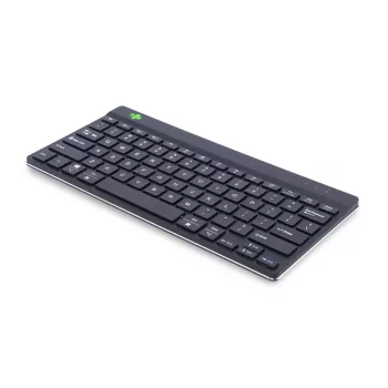 R-Go Tools Εργονομικό πληκτρολόγιο R-Go Compact Break, συμπαγές πληκτρολόγιο με λογισμικό διαλειμμάτων, QWERTY (US), Bluetooth, μαύρο