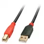 Lindy 10m USB 2.0 Ενεργό καλώδιο Type A σε B, 10 m, USB A, USB B, USB 2.0, Βύσμα αρσενικό/Βύσμα αρσενικό, Μαύρο, Κόκκινο
