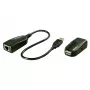 Lindy 42693 επεκτάτης USB 2.0 50 m μέσω Cat.6, πομπός και δέκτης, 480 Mbit/s, μαύρος
