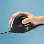 R-Go Tools Εργονομικό ποντίκι R-Go HE Break με λογισμικό διαλειμμάτων, μεγάλο (μέγεθος χεριού ≥ 185 mm), για δεξιόχειρες, ενσύρματο, μαύρο