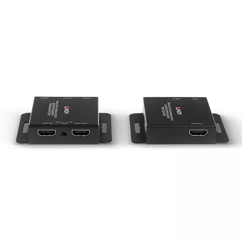 Lindy 70m Cat.6 HDMI 4K30 και επέκταση IR με PoC και Loop Out