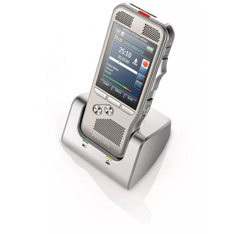 Philips DPM 8300 συσκευή υπαγόρευσης εσωτερική μνήμη ασημί