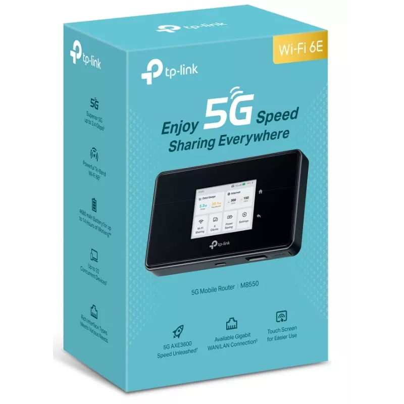 TP-Link M8550(EU) φορητή συσκευή δικτύου κινητής τηλεφωνίας δρομολογητής κινητής τηλεφωνίας