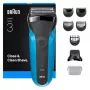 Braun Series 3 310BT ξυριστική μηχανή με λεπίδα με trimmer, μαύρο, μπλε