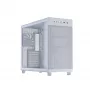 ASUS PRIME AP303 TG 90DC00V3-B39010 κουτί υπολογιστή Midi Tower, ATX/Micro-ATX, ψημένο γυαλί, 2x USB 3.2, χωρίς τροφοδοτικό, λευκό