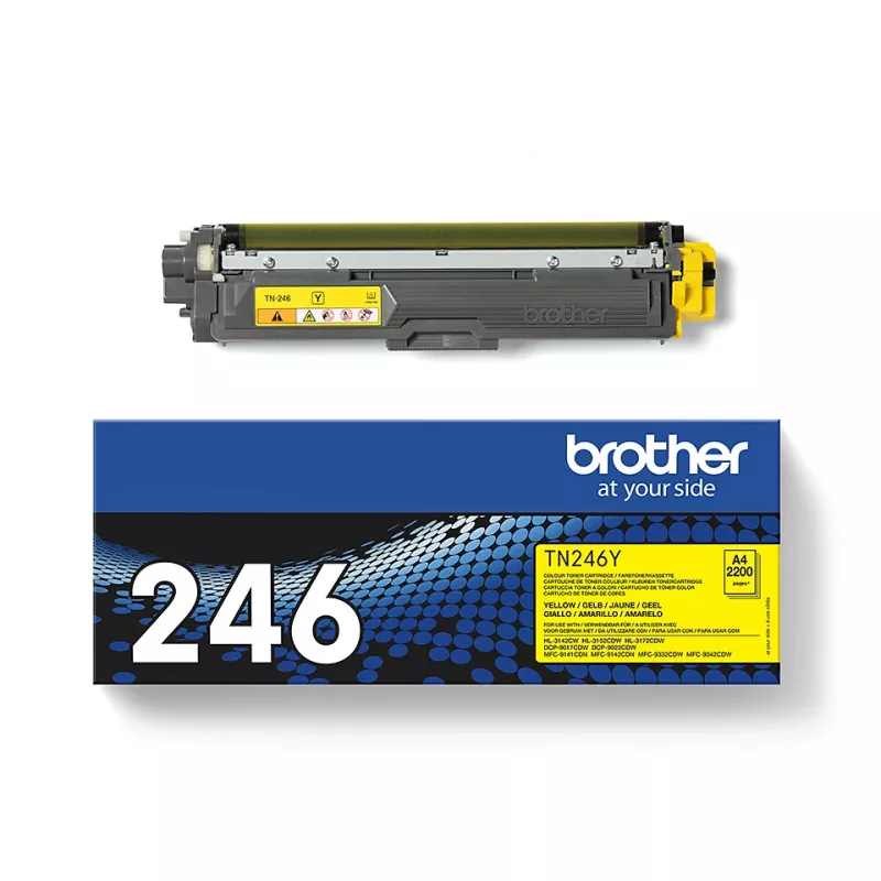 Brother TN-246Y μελανοδοχείο 1 τεμ. γνήσιο κίτρινο
