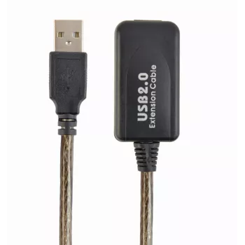 GEMBIRD ενεργό καλώδιο επέκτασης USB 2.0, 10 m - μαύρο