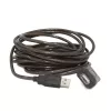 GEMBIRD ενεργό καλώδιο επέκτασης USB 2.0, 10 m - μαύρο