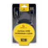 GEMBIRD ενεργό καλώδιο επέκτασης USB 2.0, 10 m - μαύρο