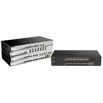 D-Link DXS-1210-16TC/E Διακόπτης δικτύου Managed L2 10G Ethernet (100/1000/10000) γκρι