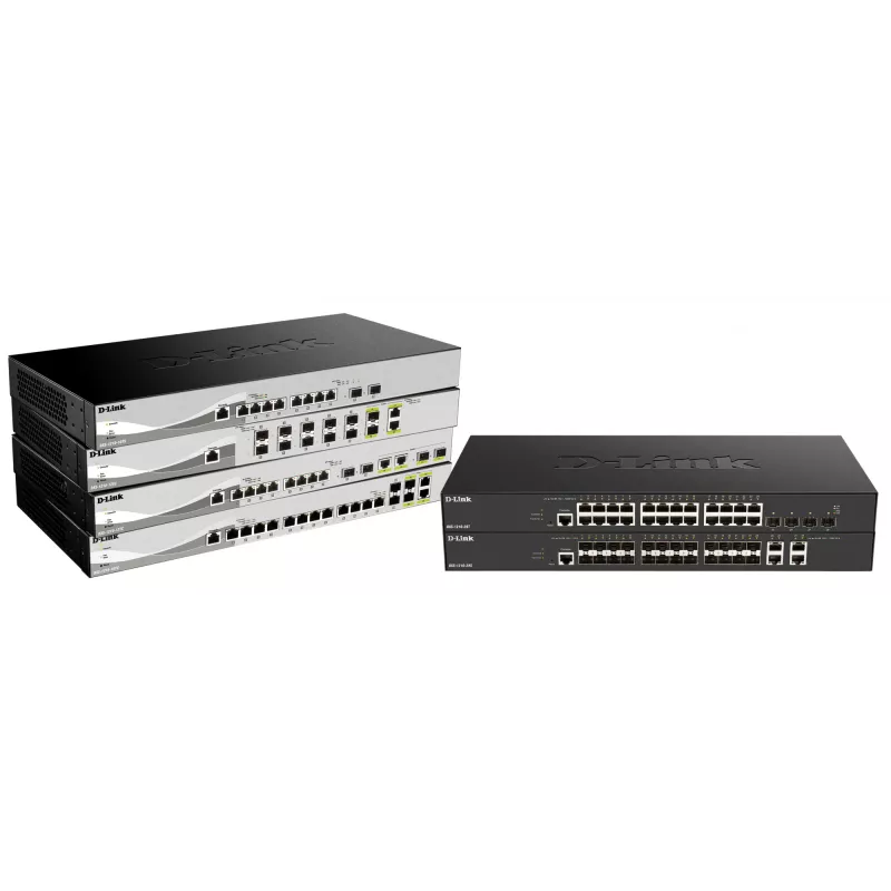 D-Link DXS-1210-16TC/E Διακόπτης δικτύου Managed L2 10G Ethernet (100/1000/10000) γκρι