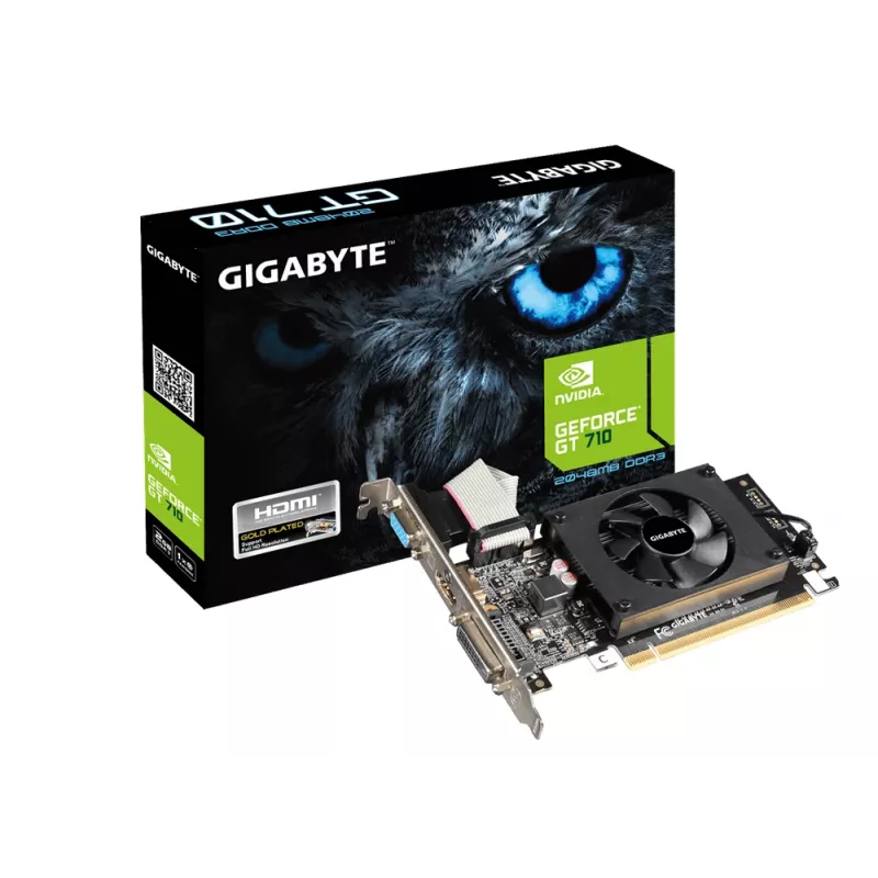 GIGABYTE GV-N710D3-2GL Κάρτα γραφικών NVIDIA GeForce GT 710 2 GB GDDR3
