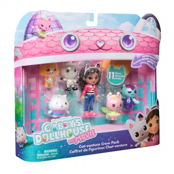 Spin Master Gabby's Dollhouse: Η ταινία – σετ φιγούρων Cat-venture Crew, από 3 ετών