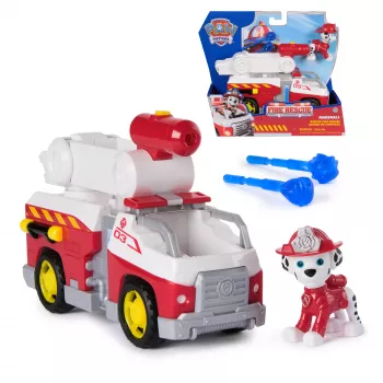 Πυροσβεστικό όχημα παιχνίδι Spin Master Marshall Rescue Fire Engine με φιγούρα δράσης, εκτοξευτή βλημάτων, πλαστικό, από 3 ετών