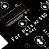 SilverStone SST-ECM20 κάρτα ελεγκτή αποθήκευσης M.2 SATA, 2x M.2 εσωτερικό, 32 Gbit/s