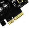 SilverStone SST-ECM20 κάρτα ελεγκτή αποθήκευσης M.2 SATA, 2x M.2 εσωτερικό, 32 Gbit/s