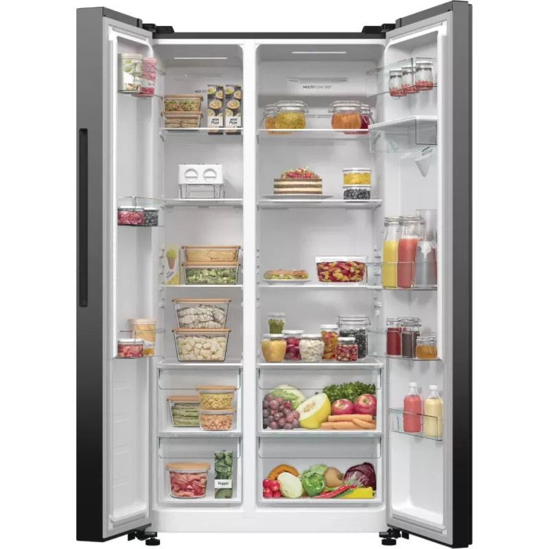 Gorenje NRR9185EABXLWD ψυγειοκαταψύκτης Side-by-Side, 547 l (355 l + 192 l), ConvertActive, ενεργειακή κλάση E, σκούρο ανοξείδωτο ατσάλι