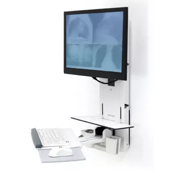 ERGOTRON Styleview κάθετη ανύψωση καθίσματος-όρθιας στάσης δωμάτιο ασθενούς (λευκό)