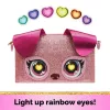 Purse Pets, Keepin’ It Clutch Dazzling Diva παιχνίδι κουτάβι και τσάντα καρπού με φωτεινά ουράνια μάτια, παιχνίδι για κορίτσια από 4 ετών