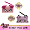 Purse Pets, Keepin’ It Clutch Dazzling Diva παιχνίδι κουτάβι και τσάντα καρπού με φωτεινά ουράνια μάτια, παιχνίδι για κορίτσια από 4 ετών