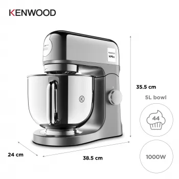 Μίξερ κουζίνας Kenwood kMix Special Edition KMX760ACH — 1000 W, χρώμιο, μπολ ανοξείδωτου ατσαλιού