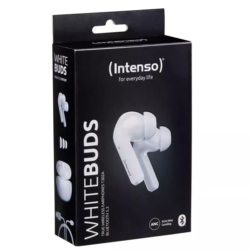 Ακουστικά Intenso λευκό Buds T302A