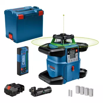 Περιστροφικός λέιζερ Bosch GRL 650 CVHG Professional 18 V με πράσινη γραμμή λέιζερ, L-BOXX