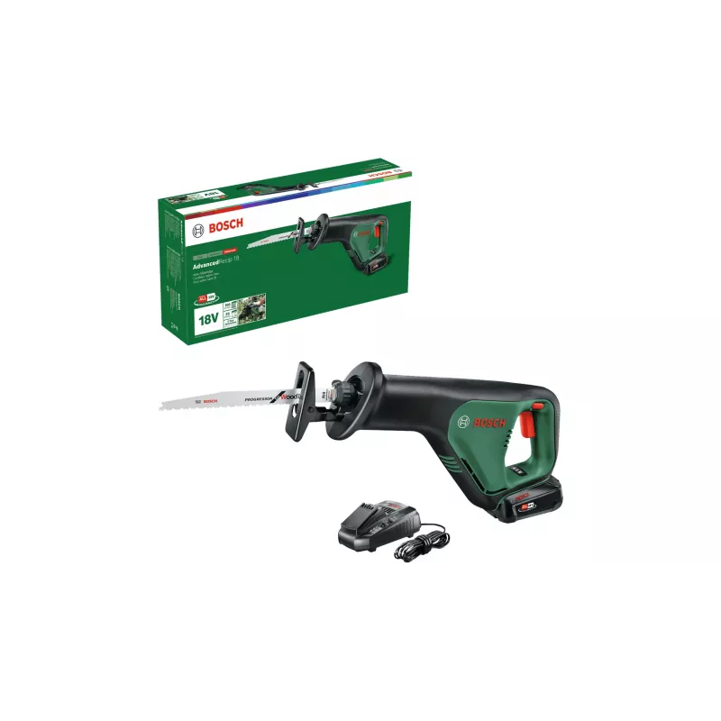 Bosch AdvancedRecip 18 300 spm μαύρο, πράσινο
