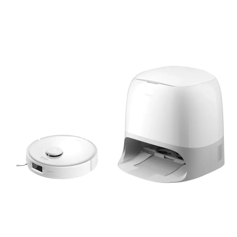 Roborock Qrevo Curv 5A1 0,325 L Μαύρο, Λευκό