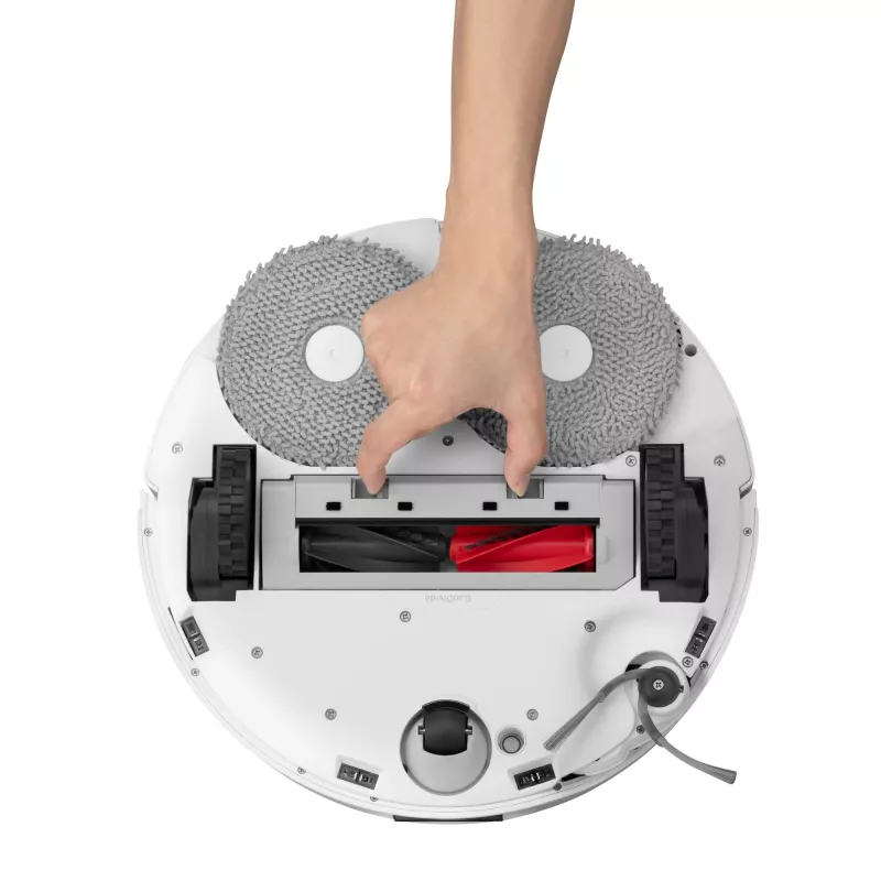 Roborock Qrevo Curv 5A1 0,325 L Μαύρο, Λευκό
