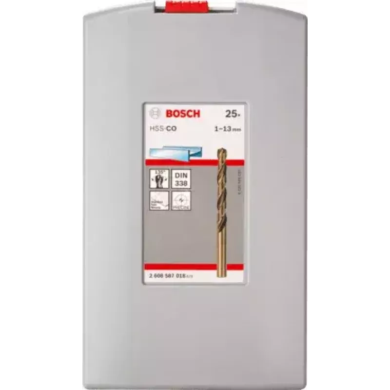 Σετ τρυπανιών Bosch HSS σπειροειδές τρυπάνι Cobalt