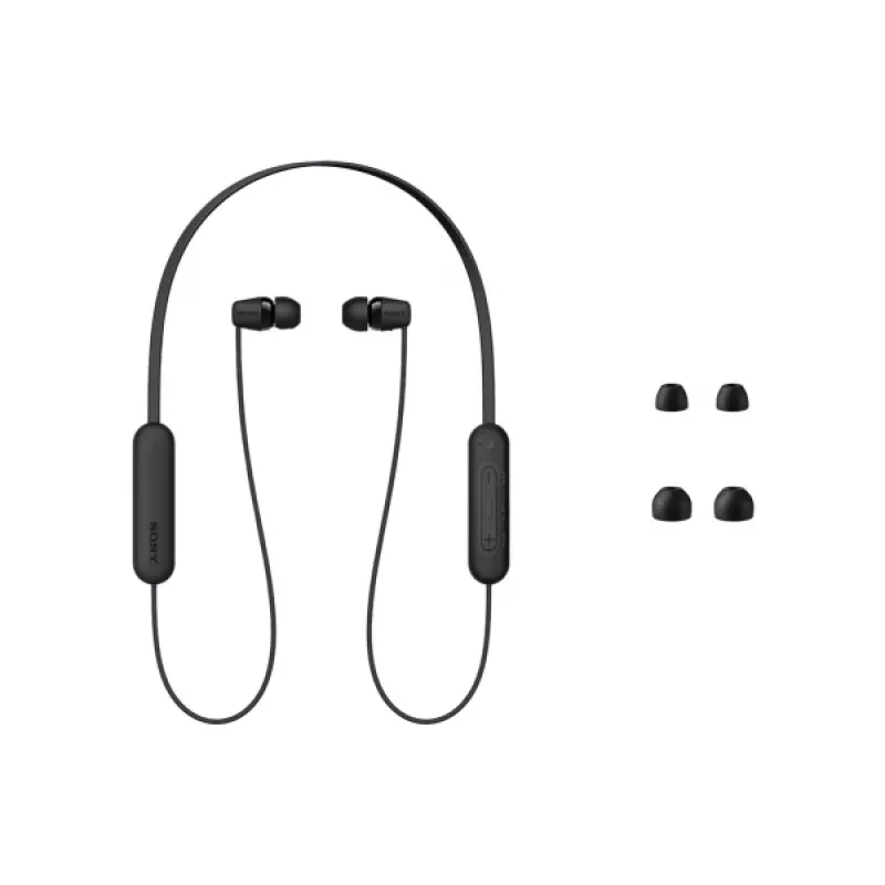 Sony WI-C100 Ακουστικά ασύρματα In-Ear Κλήσεις/Μουσική Bluetooth Μαύρο
