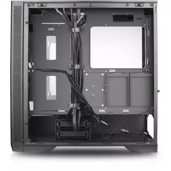 Κουτί Tower Silentware Air 1000, μαύρο, πλαϊνό τοίχωμα από σκληρυμένο γυαλί