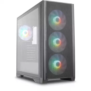 Κουτί Tower Silentware Air 1000, μαύρο, πλαϊνό τοίχωμα από σκληρυμένο γυαλί
