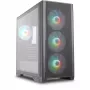 Κουτί Tower Silentware Air 1000, μαύρο, πλαϊνό τοίχωμα από σκληρυμένο γυαλί