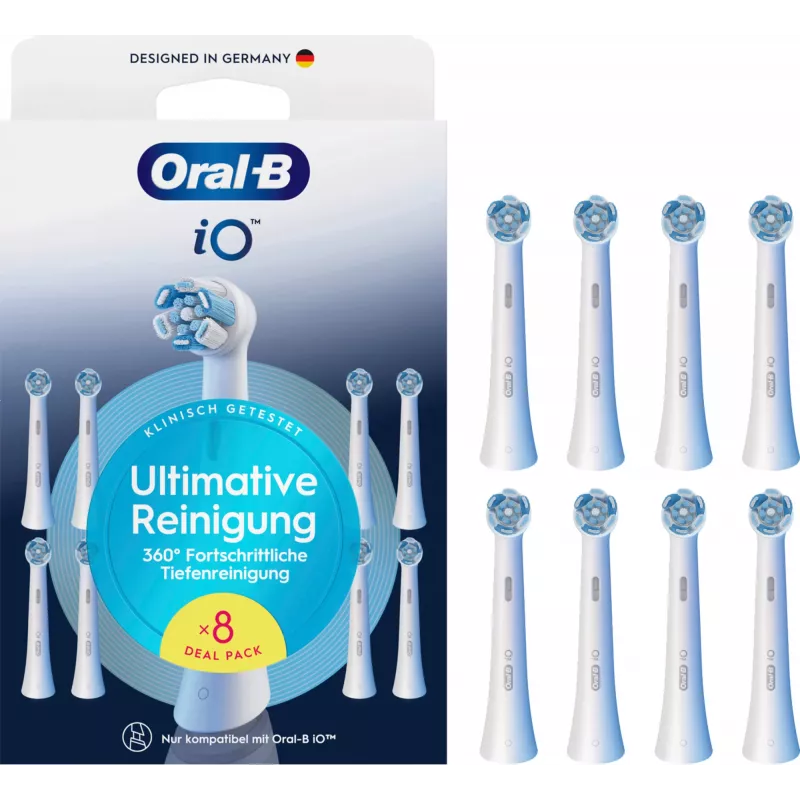 Oral-B Κεφαλή οδοντόβουρτσας 8 τεμ. Λευκό
