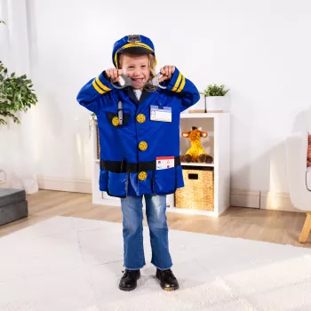 Melissa & Doug MPP RLP PoliceOfficerCstmRlplySet GML Στολή αποκριάς Παιδικό Unisex Στολή