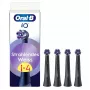 Ανταλλακτικές κεφαλές βουρτσίσματος Oral-B iO Radiant White, συσκευασία 4 τεμ., μαύρο