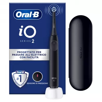 Ηλεκτρική οδοντόβουρτσα BRAUN Oral-B iO Series 2 Night μαύρο επαναφορτιζόμενη, με μπαταρία