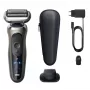 Braun Series 7 72-C1200s ηλεκτρική ξυριστική μηχανή - υγρή & στεγνή, μαύρο/μπρούντζος, ανοξείδωτο χάλυβα