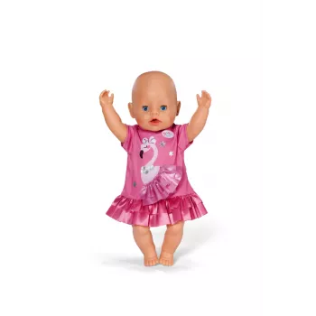 Φόρεμα Κούκλας Peterkin BABY born Flamingo για κούκλες 43 cm, πτυσσόμενο, ηλικία 3+
