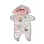 Ολόσωμη Φόρμα Κούκλας Peterkin BABY born Winteranzug Κρεμ για κούκλες 43 cm, πτυσσόμενη, από 3 ετών