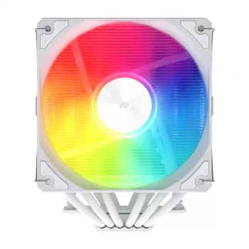 FSP MP7-WA ψύκτρα αέρος CPU, 120 mm, 800–1800 σ.α.λ., 32 dB, LGA1851/1700/1200, AM4/AM5, λευκό