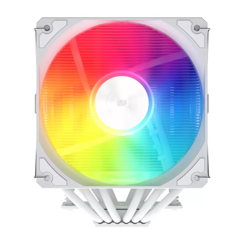 FSP MP7-WA ψύκτρα αέρος CPU, 120 mm, 800–1800 σ.α.λ., 32 dB, LGA1851/1700/1200, AM4/AM5, λευκό